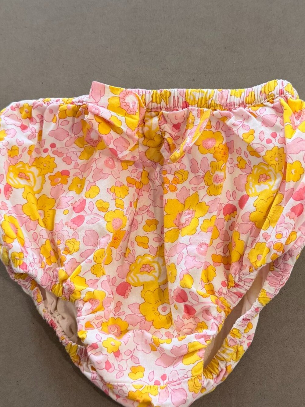 Jacadi Paris Floral Baby Girl Diaper Cover Bloomers 6M